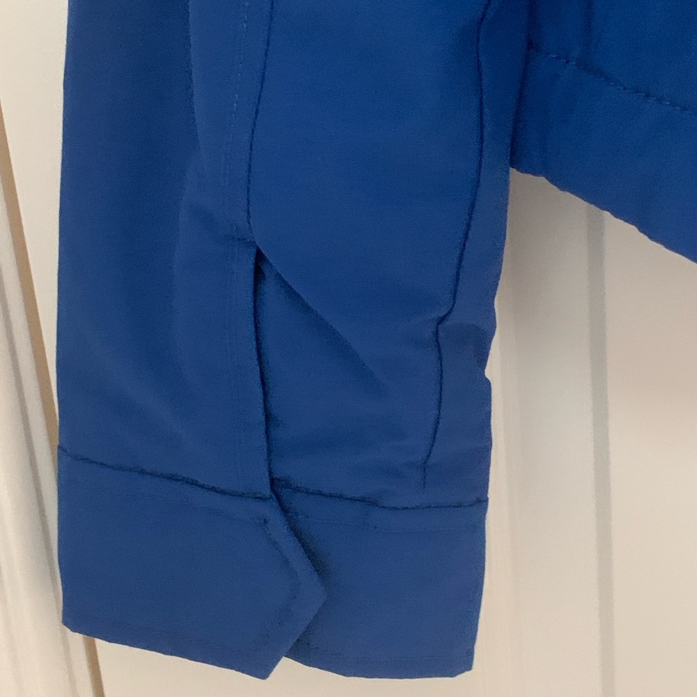 NWT Abercrombie & Fitch Blue Hooded Utility Jacket Women’s Medium Zip Coat - Picture 10 of 16